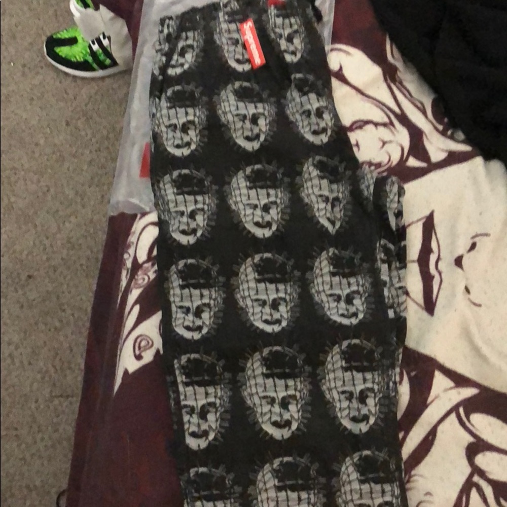 Supreme Hellraiser jacquard denim pants